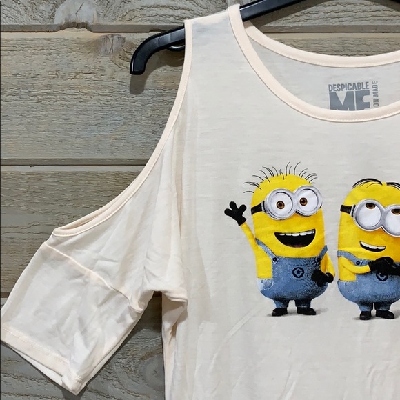 Cold Shoulder Minions Top - Picture 3 of 7